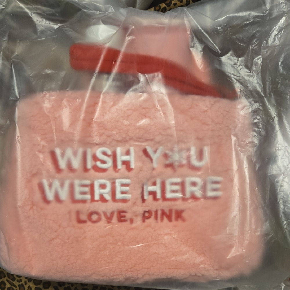 PINK Victoria's Secret Pink Fuzzy Tote